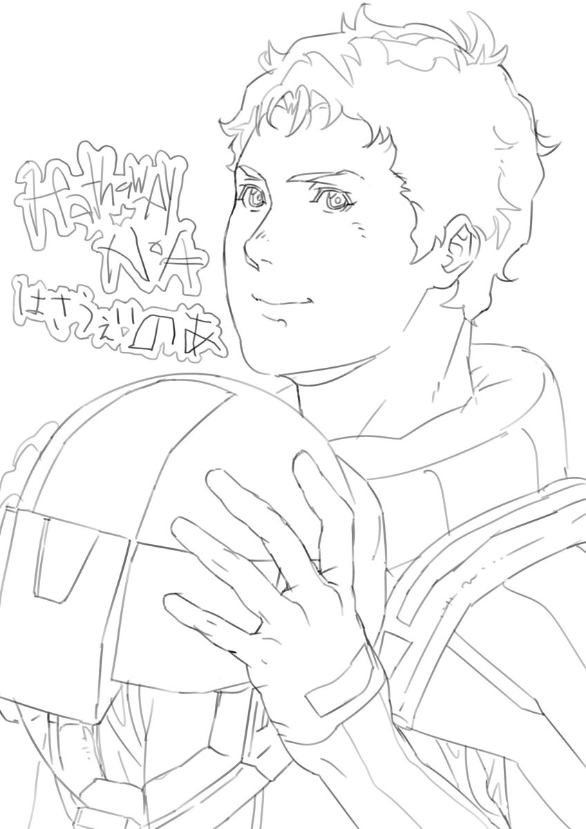hozon2B's tweet photo. ごく普通の青年描いた https://t.co/mR7ivsllIn
