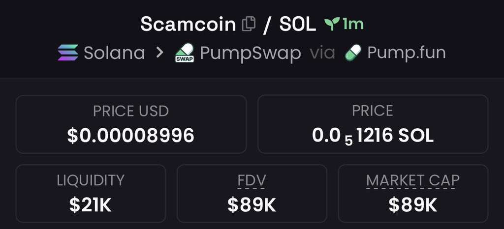 slashonsol_'s tweet photo. While most were watching, I was positioning.

$SCAMCOIN: $89K MC → $433K MC

That’s a 4.8x move.

This is why being early beats being late. 📈 https://t.co/l3xTRCUQZp