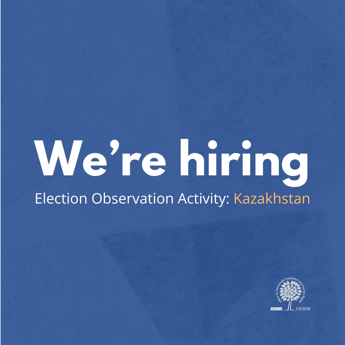 osce_odihr's tweet photo. 🇰🇿 Join our election observation team. 

Last chance to apply: https://t.co/q77S47cudy https://t.co/IpklDvZZp9