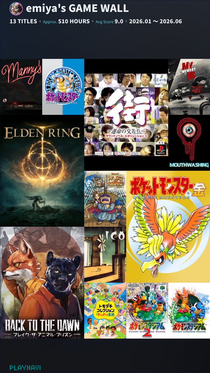 PlayNavi【ゲーム探し・記録アプリ】 tweet media