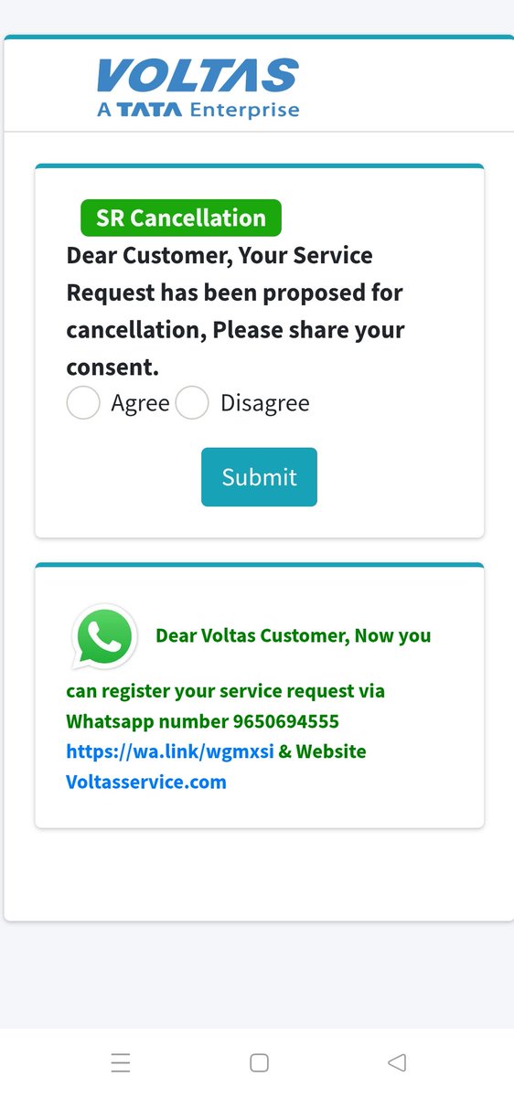 kash4455's tweet photo. @myvoltas This is what I have heard since day one while interacted with your team,  so provide a solution not any fake promises @voltascare @jagograhakjago @nch1915 https://t.co/sEgmd7k0Sz