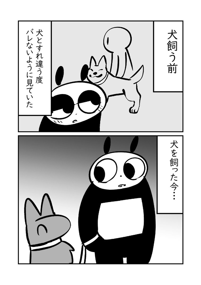 犬見てるのバレてるって話 