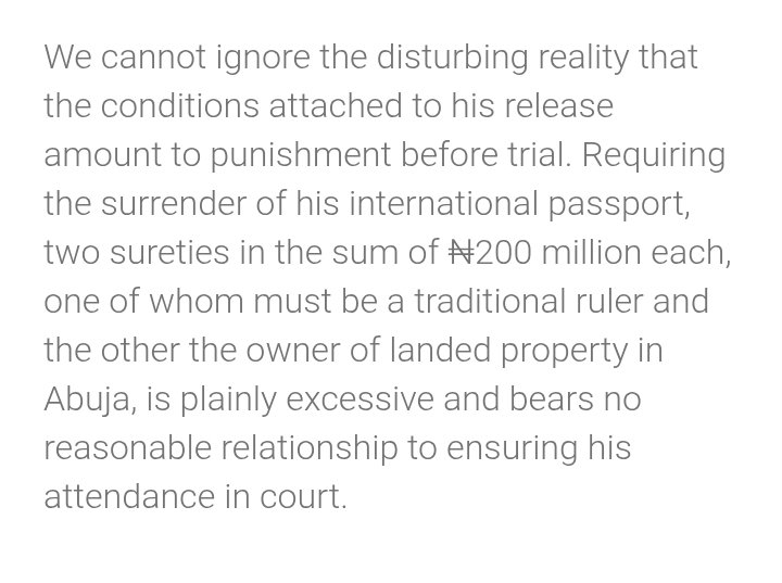 BoboDBoss's tweet photo. Requirements behind @sowore bail conditions.   This is gross and not normal 🤕.

@aacparty @PBATMediaCentre https://t.co/F73ioJRaeL