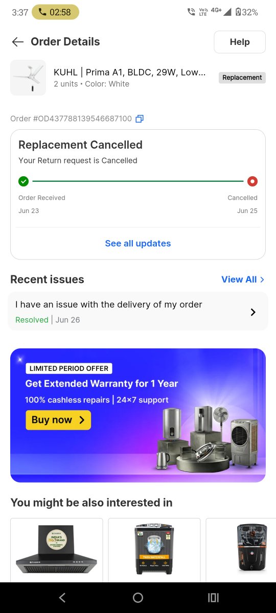 sing26052's tweet photo. What the hell is wrong with @Flipkart @flipkartsupport 1st delivered a defective product and now harrassing me by cancelling the replacement again and again without a valid reason. Have some shame. Close your company down  if you can't even handle the basics of e-commerce. https://t.co/tEkbkigTKK