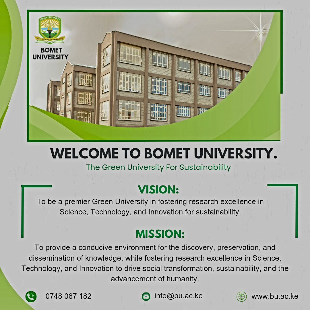 bometuniversity's tweet photo. Welcome to Bomet University, where your journey to excellence begins. https://t.co/NzAEIrHrla