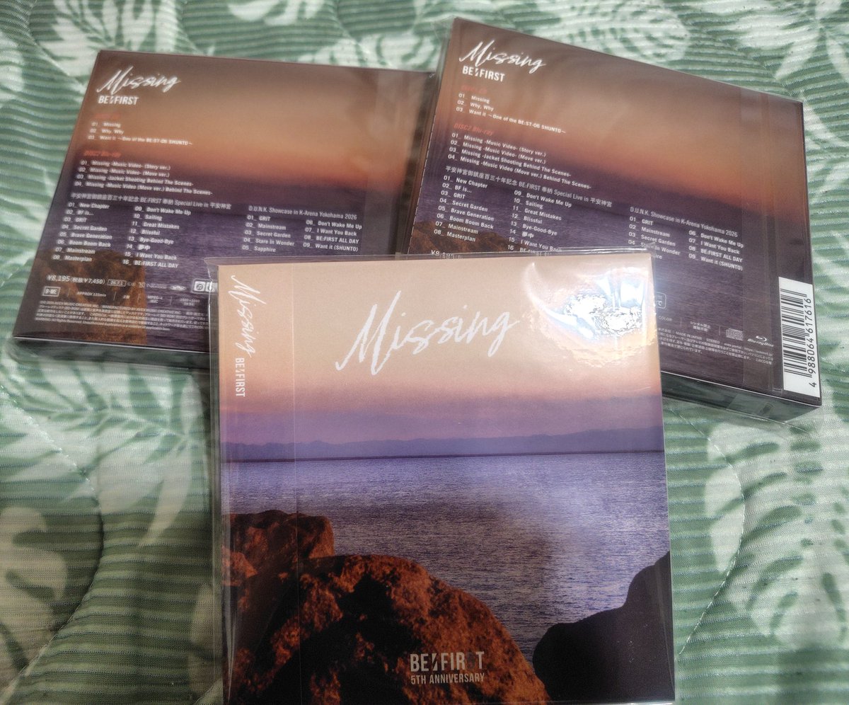 Missing届いた〜！😆✨ ってあれ？…BMSG Shop限定盤2個ある…？ (ﾟДﾟ)ﾊｯ
