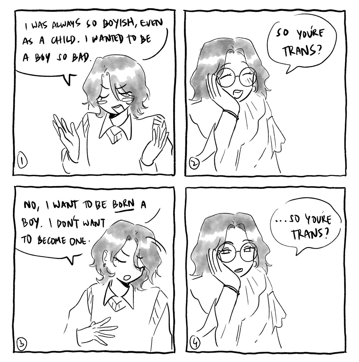 starie_mmm's tweet photo. in honour of pride month here’s a convo my gf and i had a long time ago. happy pride! https://t.co/gj4JJTyxpu