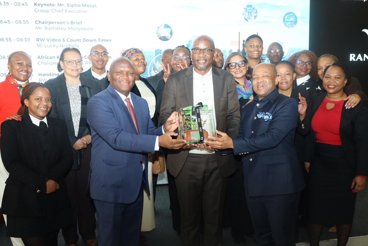 Rand_Water's tweet photo. The Group Chief Executive of Rand Water, Mr Mosai emphasised that the successful redemption of this bond is not merely a financial achievement. It is evidence of the market’s confidence in Rand Water’s governance, financial management &amp; unwavering commitment to accountability. https://t.co/DGhb3tjtjO