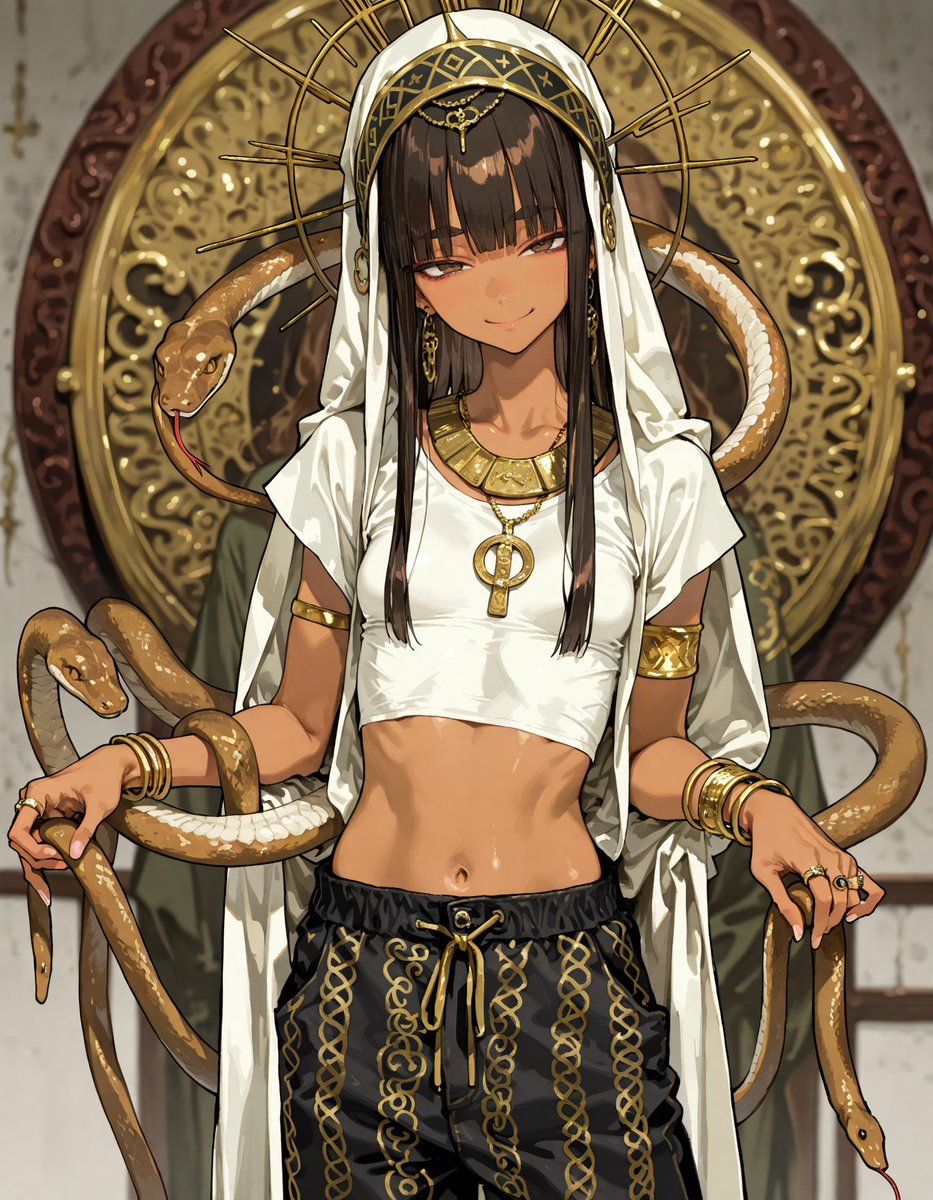ナーフ版蛇様 #AIart #AIイラスト anime illustration, SFW