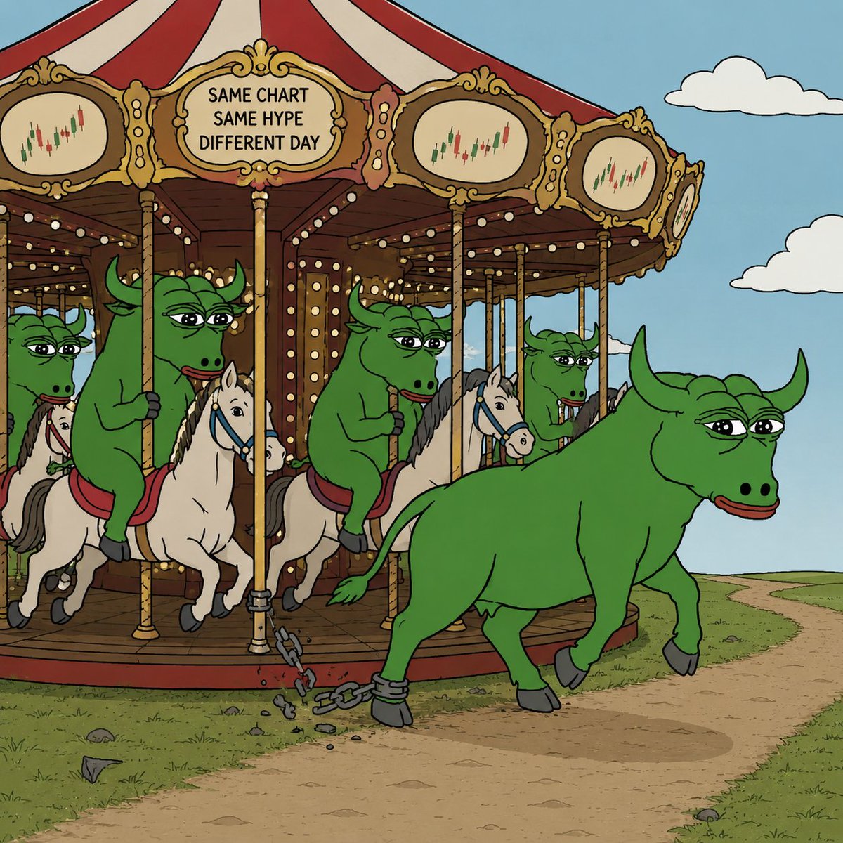 BullFrogPepe's tweet photo. It's time to break the cycle 

Wagmi 

$BEPE the bullfrog 

Bull meta 

CqzWnaG6FBvSR8xysUGswnQpdM8sTGzMeFbfs9kTKeWN

Break the cycle 

Invest in og long lasting memes https://t.co/TEiNXrRuOk