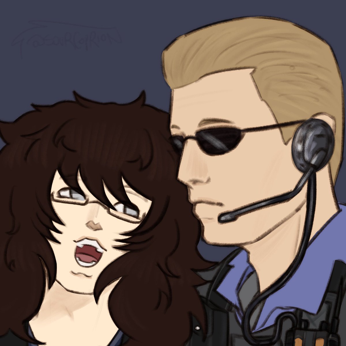 sourcoprion's tweet photo. commissions from this week♥️

#vgencomm #vgen #albertwesker #lukenukem #grimmelthegrisly #yumeship https://t.co/qbeuXXFl06