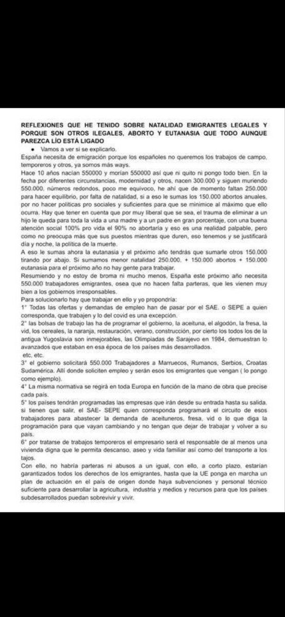 PENtA33's tweet photo. @sextaNoticias No corras tanto 😵‍💫
No digas tonterías q el menos listo lo ve
Se quiere variar la voluntad d los q vivimos en España en el censo con millones d regulaciones d tataranietos e ilegales😵‍💫d GOLPE algo q debería haber ido haciéndose progresivamente
Porqué DÉRREPÉNTE?
👇 https://t.co/tWpL3Dwhes