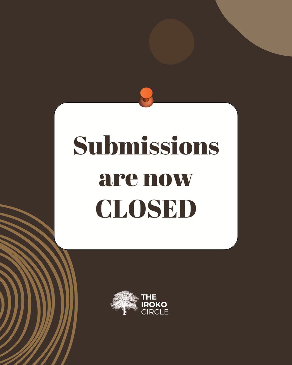 theirokocircle's tweet photo. And that's it folks!!! Submissions for this quarter has closed. https://t.co/0w6iGhorR1