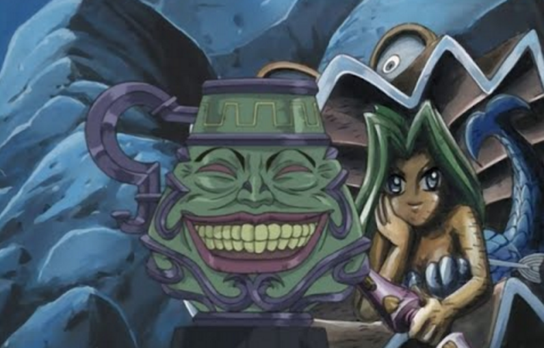 Drac0logic's tweet photo. POT OF GREED ALLOWS ME TO DRAW TWO MORE CARDS. I WILL START MY TURN BY PLAYING POT OF GREED WHICH ALLOWS ME TO DRAW TWO MORE CARDS. I WILL PLAY THE MAGIC CARD, POT OF GREED, WHICH ALLOWS ME TO DRAW TWO NEW CARDS. https://t.co/PzBfFfKlbs