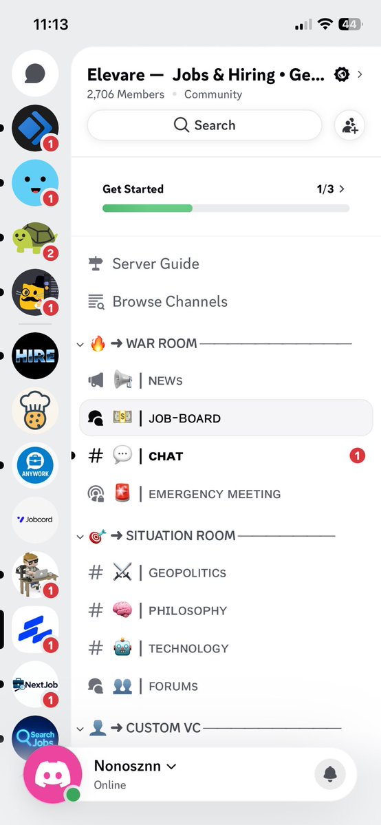 Halosznn_'s tweet photo. A lot of remote workers are sleeping on Discord, it’s not just for gaming.

This morning alone, I found 15 Discord communities packed with job opportunities, recruiters, founders and hiring managers from around the world.

Here are 15 Discord communities worth joining 👇 https://t.co/HMP3ffvBNs