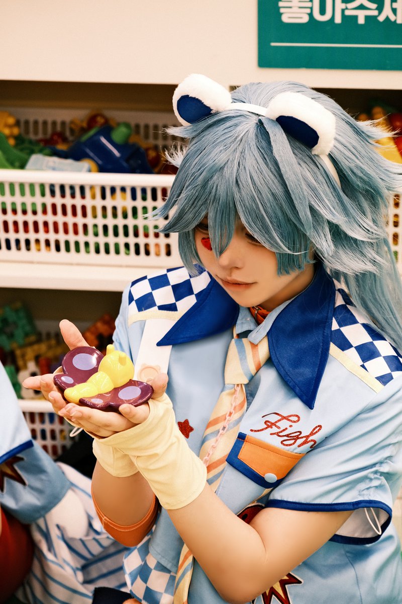 Kaso_gs's tweet photo. 𝐄𝐧𝐬𝐞𝐦𝐛𝐥𝐞 𝐒𝐭𝐚𝐫𝐬!!           
        🐻🩵
#あんスタコスプレ https://t.co/m5cJ9hj3Hj