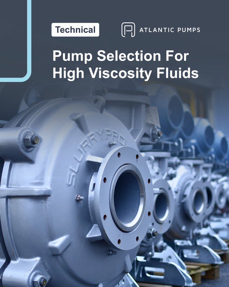 atlanticpumps's tweet photo. 1/2) Pump Selection for High Viscosity Fluids

⚠️ Not paying attention to fluid thickness during pump selection delivers underperformance and premature failure.

Swipe to find out what you need to know about pumps and viscosity. https://t.co/49UE9JAP5d
