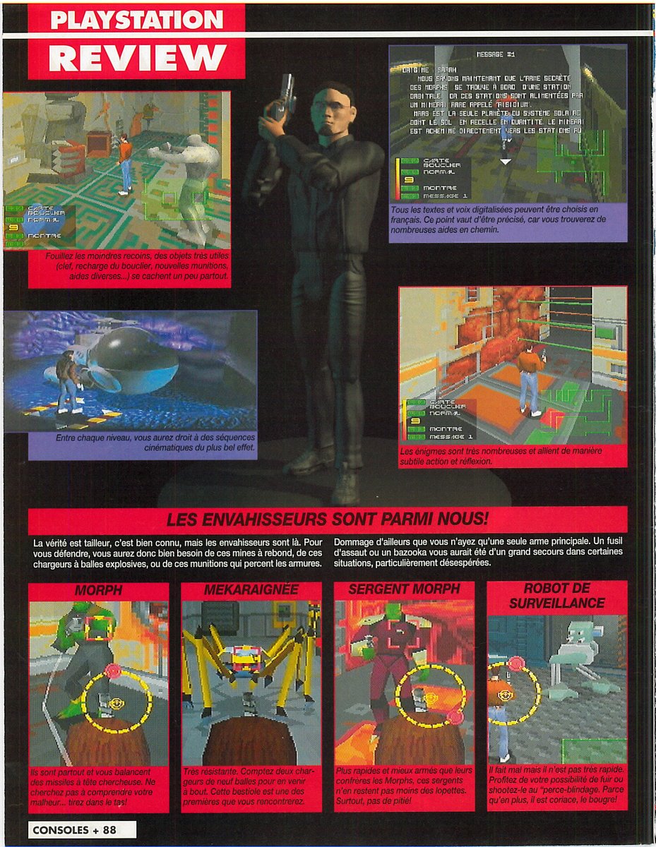 AllmightoFranky's tweet photo. #Nostalgeek,on continue avec le feuilletage du #ConsolesPlus de juin 1996!Les tests avec ici #FadeToBlack la suite de #Flashback sur la #Playstation!#retro #retrogaming #oldschool #80s #90s 1/5 https://t.co/5bjl352IJP