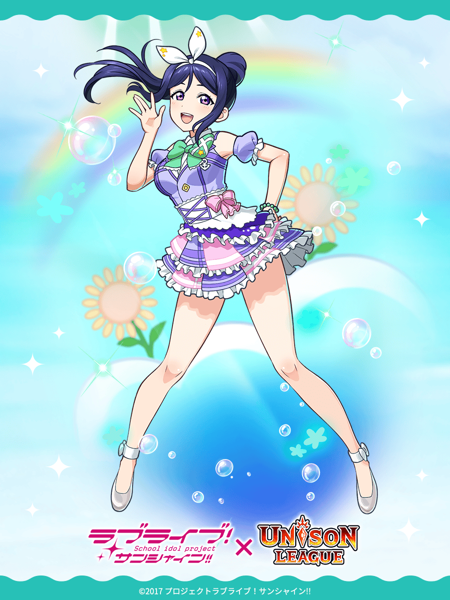 Aqours]松浦果南ちゃんの紹介ミン🐬 あたまの大きなリボンが、とっても