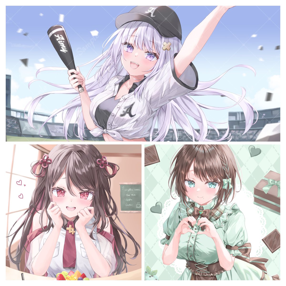 tsumugi1025's tweet photo. 毎月恒例のタグで。
趣味絵ゼロですが、めちゃくちゃ頑張った月でした！
いつも見てくれてありがとうございます🙏✨
 #今月描いた絵を晒そう
 #有償依頼 https://t.co/XSZyVAtDDL