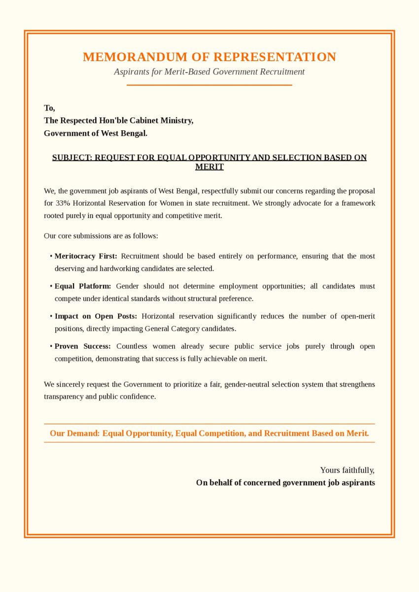 AnikDey6's tweet photo. Merit First, Not Gender Reservation
#পুরুষেরহকেরলড়াই
@SuvenduWB
@SamikBJP
@DrSukantaBJP
@ShankarGhoshBJP
@DilipGhoshBJP
@paulagnimitra1
@AshokKirtania3
@BJP4India
@BJP4Bengal
@swapan55
@Santu_republic
@tjt4002
@RathinGhoshWB
@iamJagannathC
@DipakBarmanRSS
@AmitShah
@narendramodi https://t.co/CDyq0qj6S7