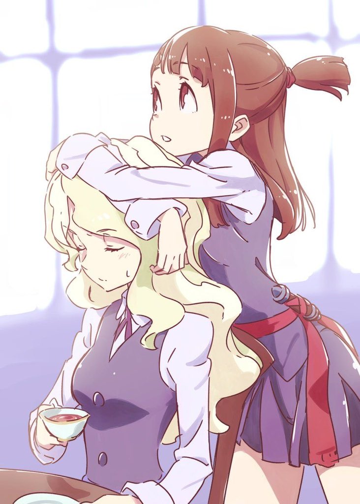 sweetshadows12's tweet photo. “Akko…get off!” https://t.co/zV2Ux199dr