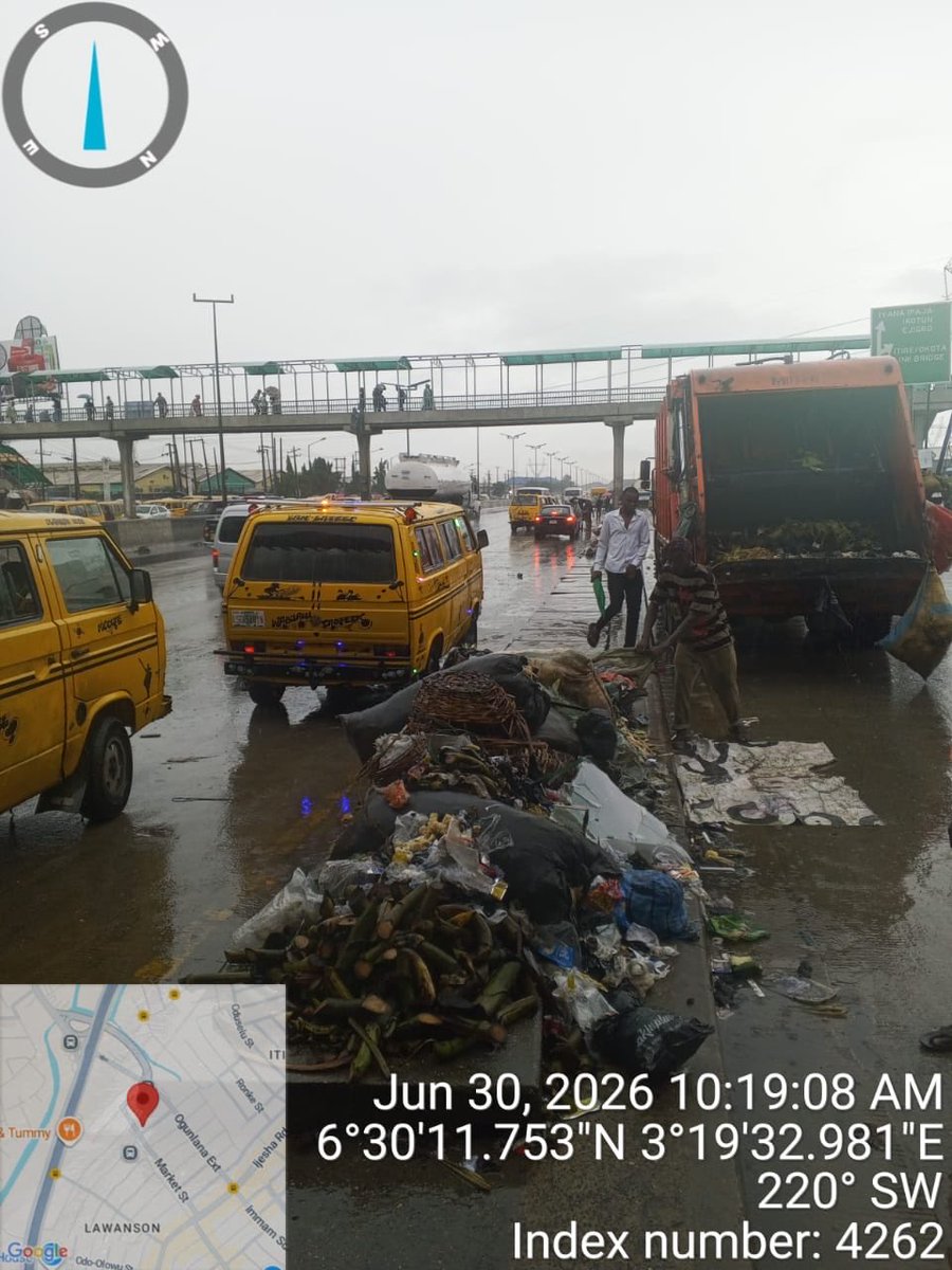 lawmaops's tweet photo. [10:19AM] #CeleCleanup #LAWMACares #RouteClearance #StreetSanitation #LAWMAOps

Before cleanup at Cele Underbridge. LAWMA teams identified accumulated waste at the location ahead of evacuation as part of ongoing efforts to improve environmental sanitation and maintain cleaner public spaces across Lagos.

@Lawma_gov @LawmaCares
@followlasg
@jidesanwoolu
@drobafemihamzat
@tokunbo_wahab
@muyiwag
@LASGMOE