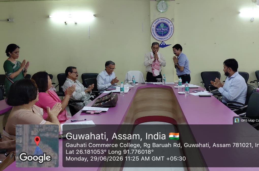 GCC_1962Assam's tweet photo. First Governing Body Meeting of Gauhati Commerce College (Autonomous) after the conferment of Autonomous Status by UGC I 29.06.2026 https://t.co/3h4ulkEVBv