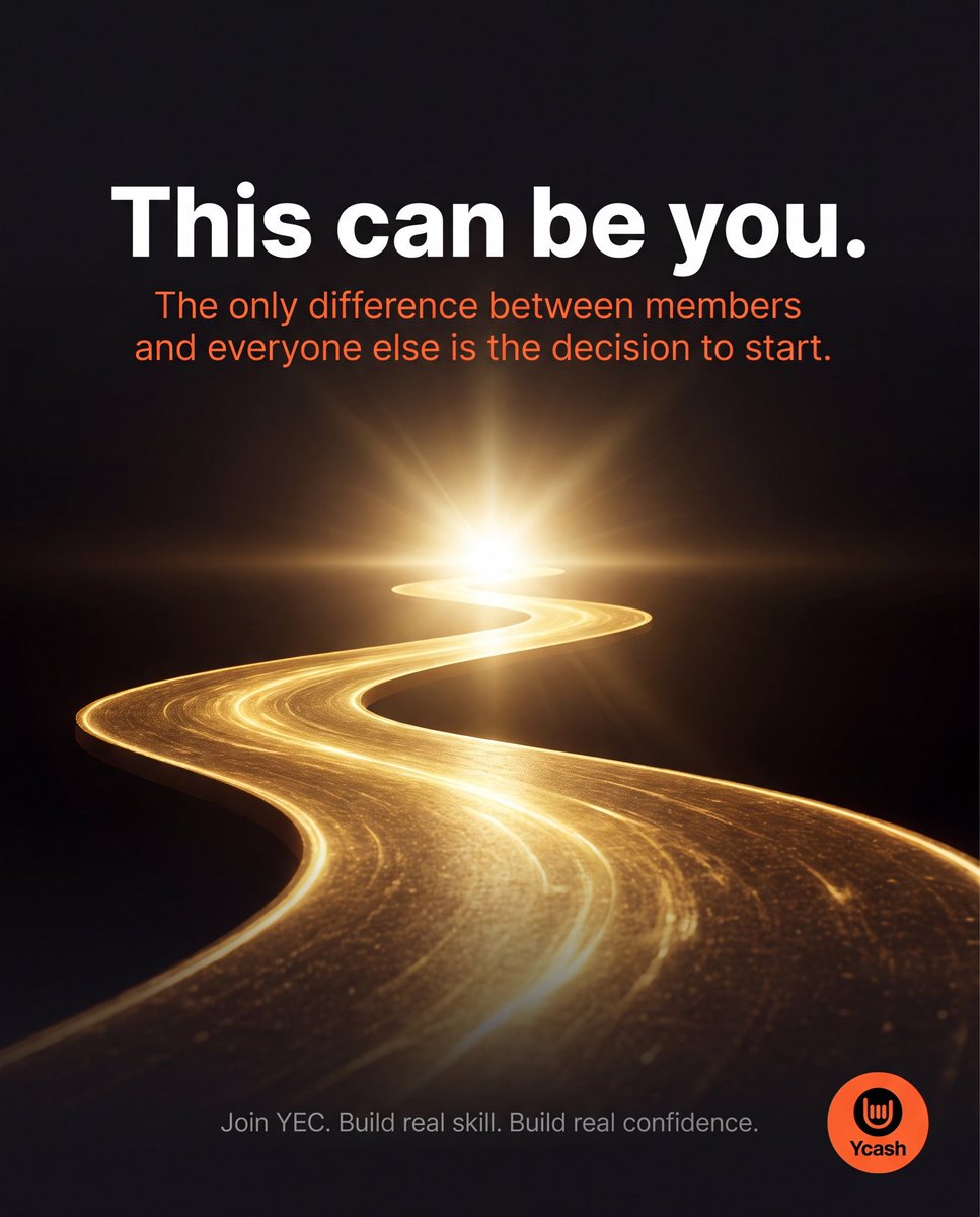 Ycashcentral's tweet photo. This could be you.
The only difference between members and everyone else is the decision to start.
Want the full breakdown? Tap the link in bio. 🔱
#YEC #YoungEntrepreneursOfCrypto #Ycash #CryptoEducation #Web3 https://t.co/LFzT3s7apS