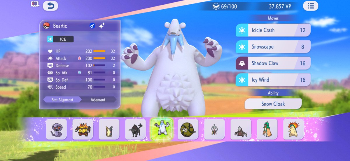 lugiahunter7's tweet photo. Second shiny ever in Champions! Let’s gooo!!! #beartic #pokemonchampions https://t.co/yYGDUr8Q0x