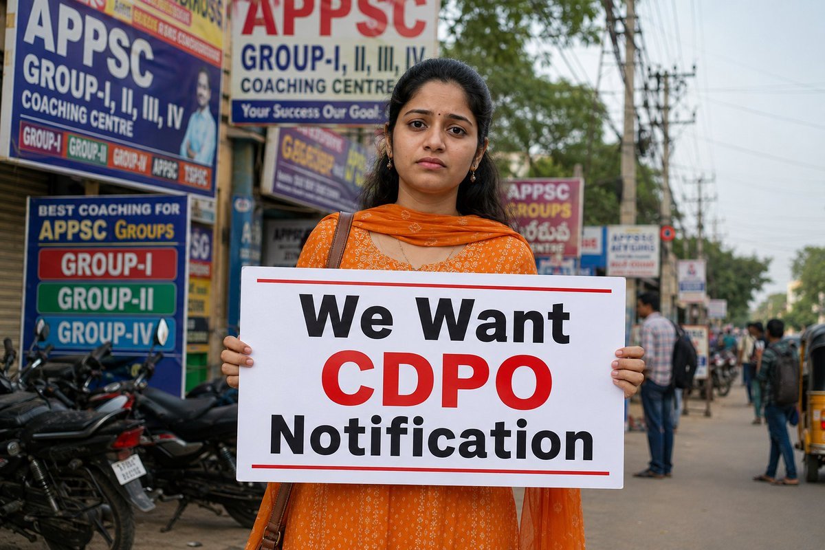 Padmavathi_01's tweet photo. @naralokesh Sir asalu CDPO notification icche uddesam unda leda andi roju tweets chestunnam pattinchukoru #Andhrapradesh https://t.co/t9n8RiD6DA