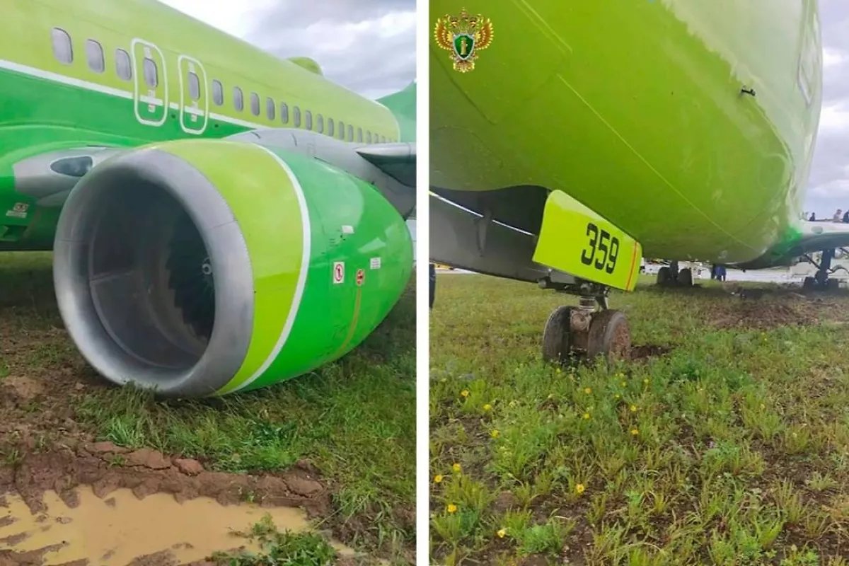 aviationbrk's tweet photo. S7 Airlines Boeing 737-800 carrying 173 passengers veers off the runway after landing at Mirny Airport in Russia's Yakutia region.

The aircraft was operating a scheduled flight from Novosibirsk to the city of Mirny. According to the West Siberian Transport Prosecutor's Office, there were 173 passengers and six crew members on board, and no injuries were reported.

"The Novosibirsk Transport Prosecutor's Office has launched an investigation to ensure the airline is complying with flight safety regulations," the prosecutor's office said in a statement.

The East Siberian Transport Prosecutor's Office said the aircraft sustained damage during the runway excursion and that all passengers and crew members were safely evacuated.
