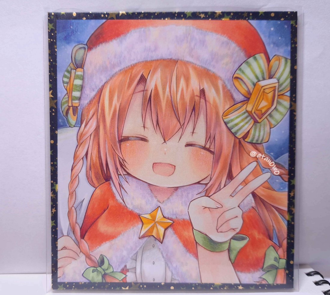 atan0w0's tweet photo. 依頼者様に完成品届いたようなので
完成品ぺたり🎄 https://t.co/WppqEeCvT1