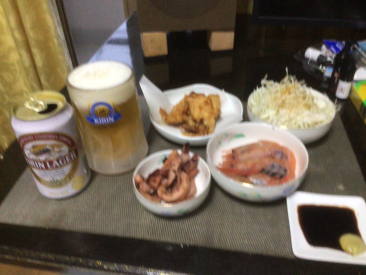 bartender358's tweet photo. 晩飯と麒麟ラガー

今日は門司に行ってたのですが、北海道産の甘エビ食いますw
てかまたピンボケ現象が起きてるなあ

さてトレはもちろんしてません
てか今週はデイトレしません
ブラジル戦で燃え尽きたわけではないからね

多分w https://t.co/7ntACupqzC