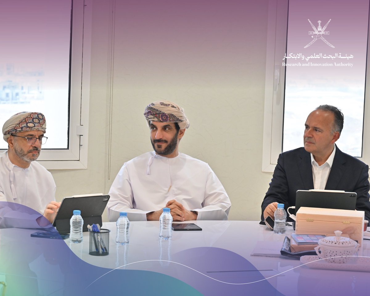 RIA_OMAN's tweet photo. As part of the conceptual design project for the new building of the Oman Animal and Plant Genetic Resources Center ( @mawaridom ) at Innovation Park Muscat(@IPMOman ), and in line with the current phase of the project, the Research and Innovation Authority welcomed Dutch architect Mr. Michiel Riedijk to review the progress of the building’s conceptual design.

During the visit, Mr. Riedijk met with HE Dr. Saif Abdullah Al Haddabi, President of the Research and Innovation Authority, to discuss the project’s design vision, which aims to create an integrated research and innovation environment dedicated to the conservation and study of the Sultanate of Oman’s animal and plant genetic resources while advancing research and innovation in this vital field.