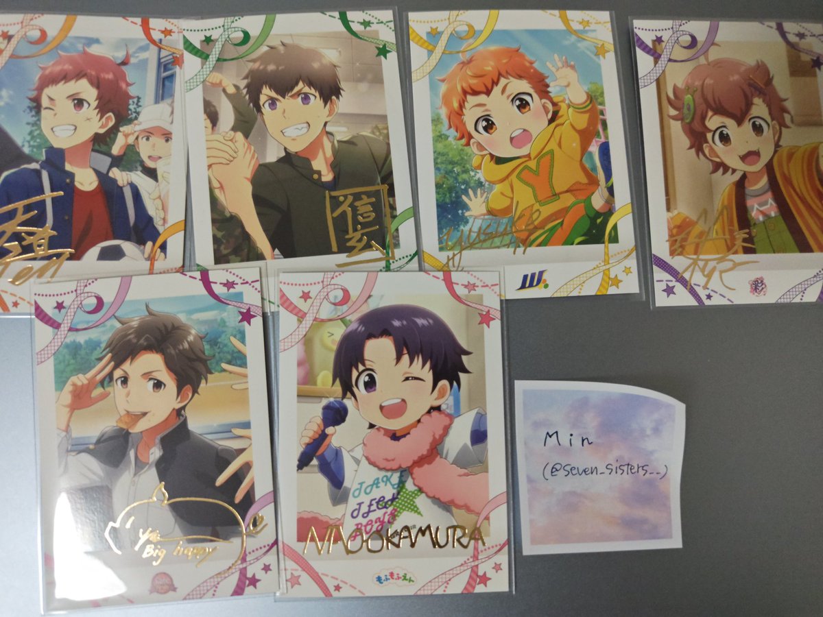 seven_sisters__'s tweet photo. 【交換】
アイドルマスターSideM ぱしゃこれ 第10弾　箔押し

譲：輝 誠司 悠介 キリオ 幸広 直央
求：類>>>タケル>大吾、次郎

郵送または都内or千葉手渡し
検索からもお気軽にお声がけください。 https://t.co/41sxoeM9E6