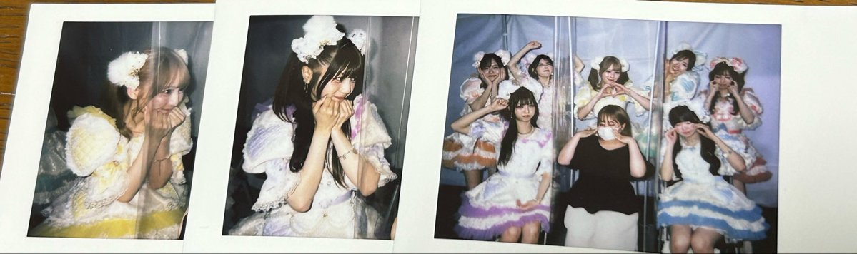 trtchan__'s tweet photo. 2026.06.12 豊洲リリイベ
大特終わりに豊洲へ🚎
集合チェキ💜横💛後ろは即買いです❕
ポーズは喜怒哀楽のどれか！
まりんは哀じゃなくて愛らしい🫶

#あべかれんだー
#まりんちゅにむちゅう https://t.co/mDbQIMJfIC