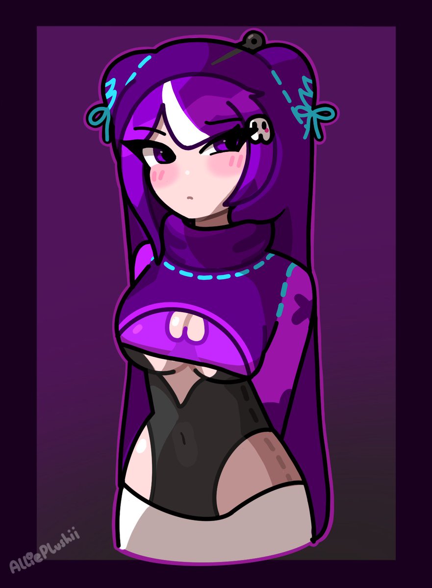 AlliePlushii's tweet photo. Plushie girl looks at you kinda funny [OC]
// Shes also on Artfight !! https://t.co/iAYwiY1h6u