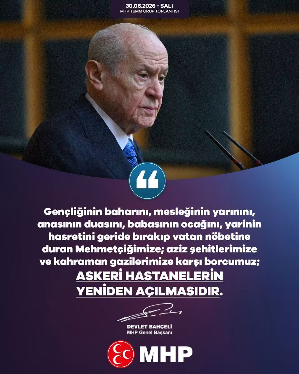 serdar_secgin's tweet photo. Gençliğinin baharını, mesleğinin yarınını, anasının duasını, babasının ocağını, yarinin hasretini geride bırakıp vatan nöbetine duran Mehmetçiğimize; aziz şehitlerimize ve kahraman gazilerimize karşı borcumuz; askeri hastanelerin yeniden açılmasıdır. https://t.co/3GzeS7nGKp