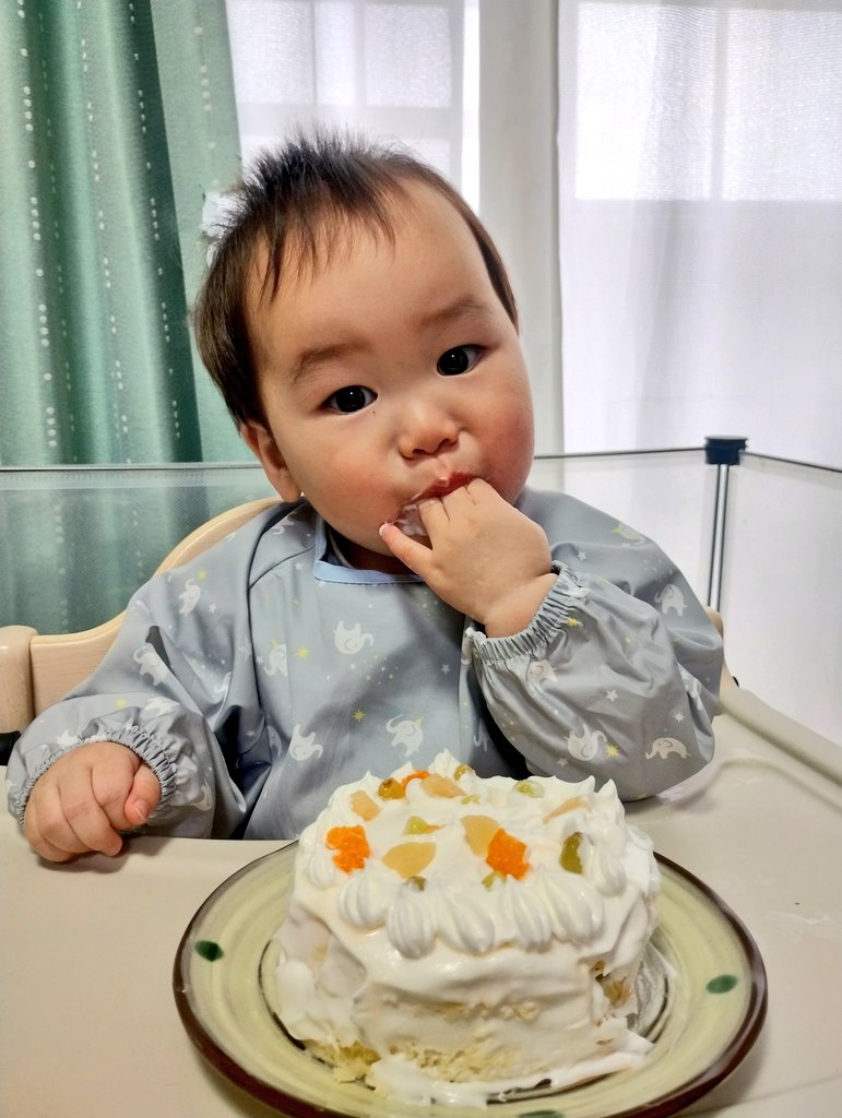 TERU_PASU's tweet photo. 誕生日ケーキを作りました！！🎂
(市場にイチゴが無くなったのじゃ)

SNSで顔を突っ込ませてるのが炎上していて居た堪れなかったので
好きに食べていいぞ！！
ってやりました！

自分から突っ込みに行ってました
ハイ

いっぱい食べれるようになったねぇ😭 https://t.co/ESH5PNiSF8