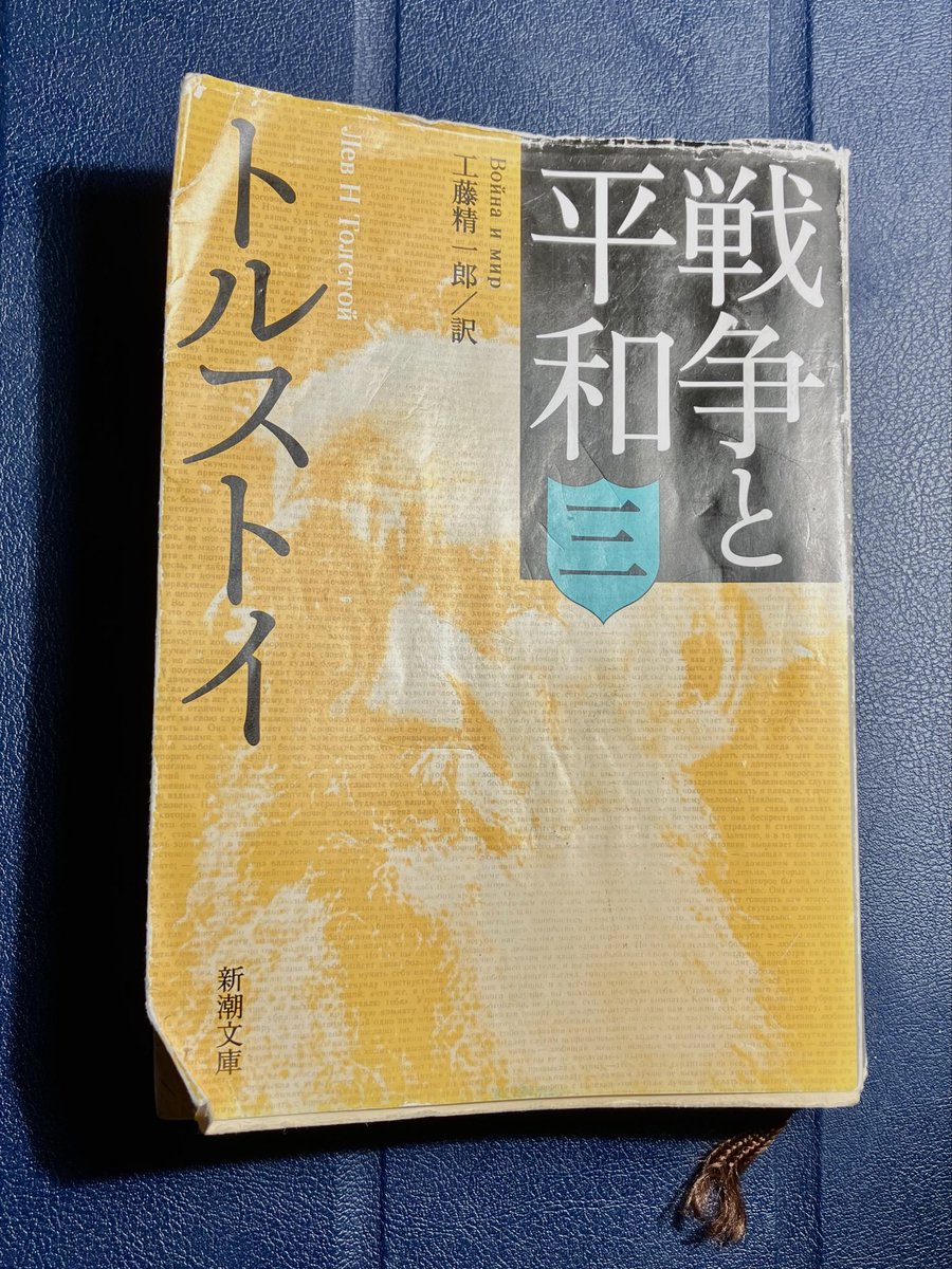 戦争と平和 第三巻、読み終わりました📕 第三巻だけで、読み通すのに4