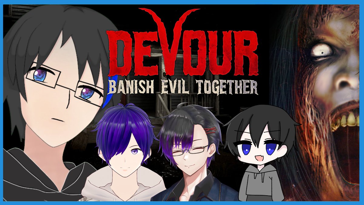 Fcrokun0326's tweet photo. 【DEVOUR】2年ぶりにこの場所に帰ってきたｗ捕まえられないように頑張るぞい！！【ホラゲー攻略部】#1 https://t.co/zjeJNttPju 　
#DEVOUR
21時から始めます！！
肝を冷やしにいきますか！！ https://t.co/yJvyNvjOyY