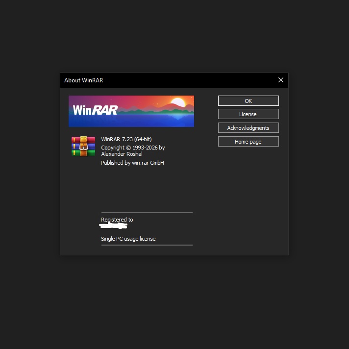 Akashi_Vi29's tweet photo. Hey @WinRAR_RARLAB, Look what I've done
Thank You for your service🫡 https://t.co/Cu69SfmQ3M