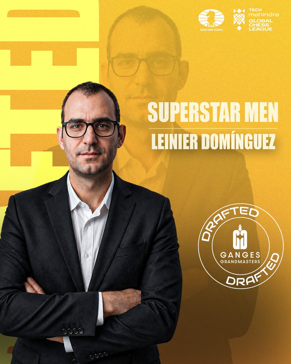 GCLlive's tweet photo. From Nepo and Aronianโs big-match aura to Leonโs young spark, Ganges Grandmasters bring experience and energy on the board โ๏ธ๐ฅ
#BeyondTheMove #TechMGCL #GlobalChessLeague https://t.co/0GnHOSE8qP