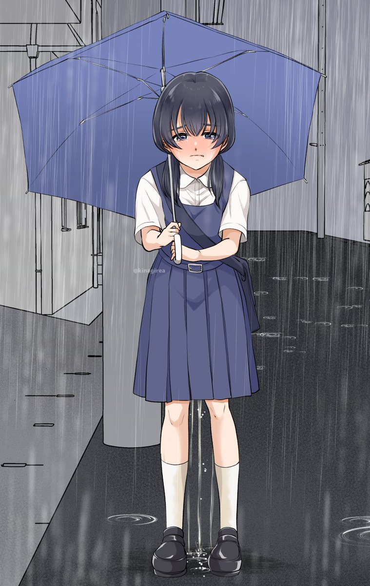 kinagirea's tweet photo. 傘の下の雨 https://t.co/JVi8lFJTXD