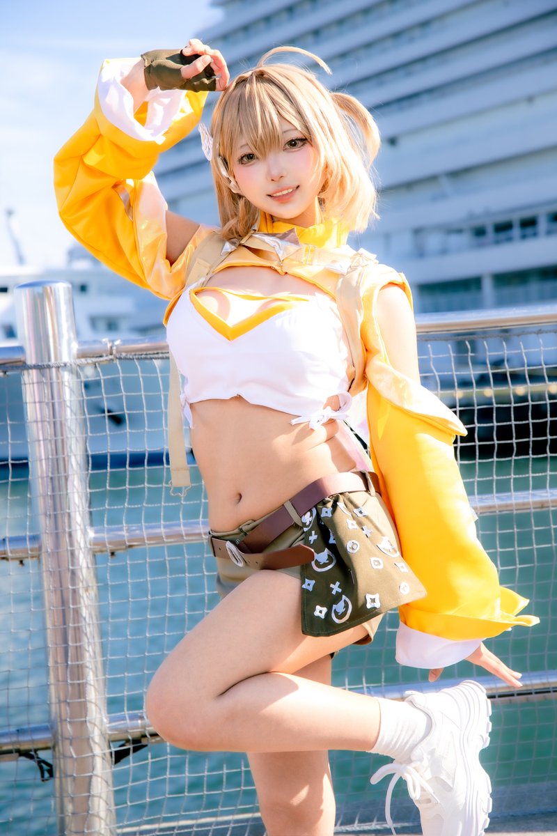 tanori_cos's tweet photo. cos 勝利の女神:NIKKE
　　　　アニス:スター⭐️

 #かみこす 
 #NIKKE  #NIKKEcosplay https://t.co/THlp7HDxDA