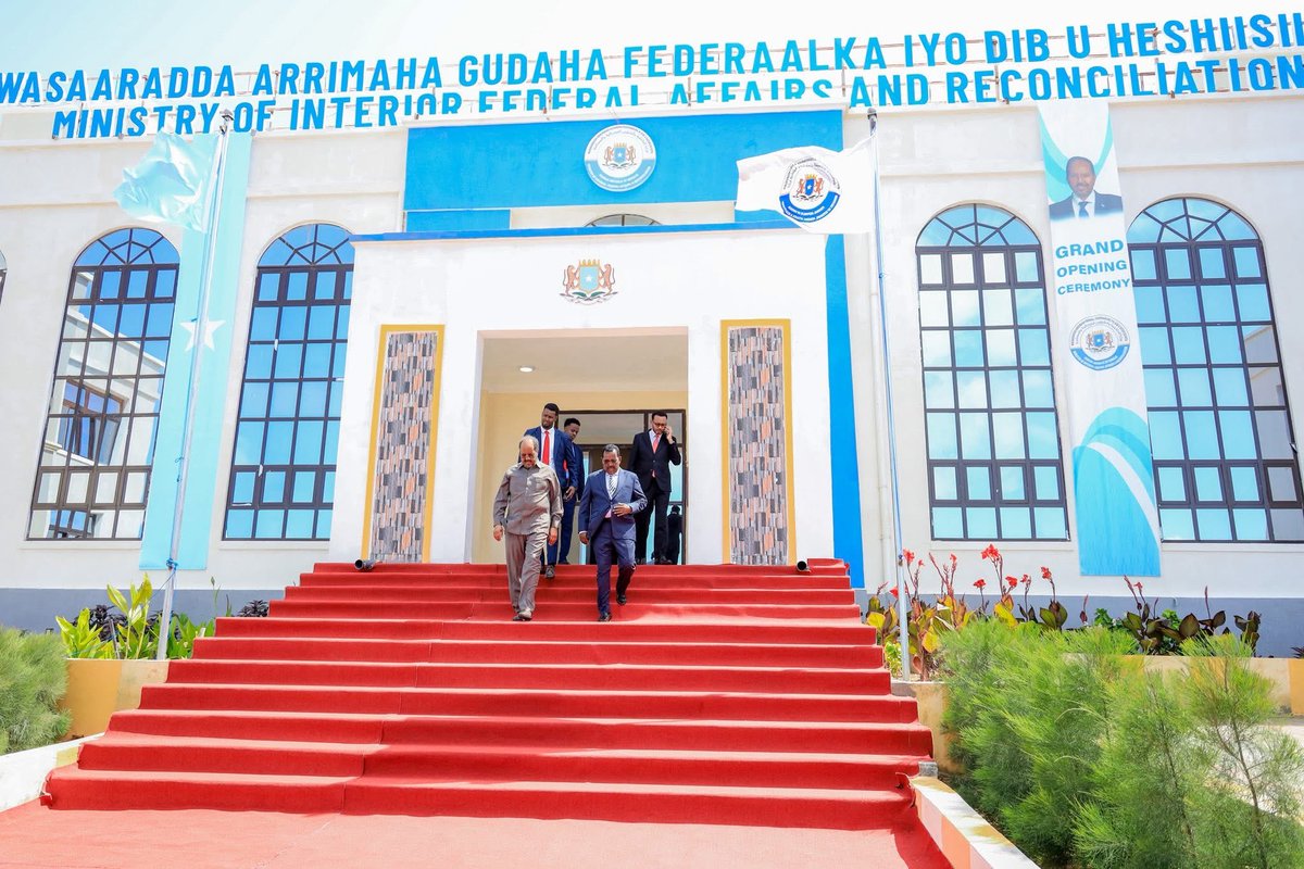 masudsom's tweet photo. #FGS’s inauguration of new ministry facilities and the renovation of others is a truly welcome step in strengthening public institutions. Yet buildings alone don’t build state institutions. Equal effort is needed to develop professional public servants who embody good governance. https://t.co/7MqV1K07SZ