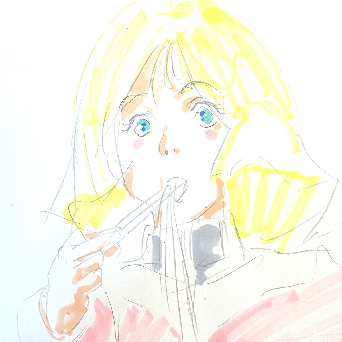 「^_^upで^_^」|佐野浩敏のイラスト