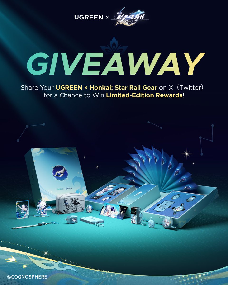 UGREENOfficial's tweet photo. The UGREEN × Honkai: Star Rail collaboration, inspired by Yao Guang, is now live!

Share your UGREEN × Honkai: Star Rail gear, collection, or setup on X and complete the missions for a chance to win limited-edition rewards

🔗 https://t.co/EDrKdGtn7A

#UGREENxHSR #HonkaiStarRail https://t.co/3apCYQu0Jd