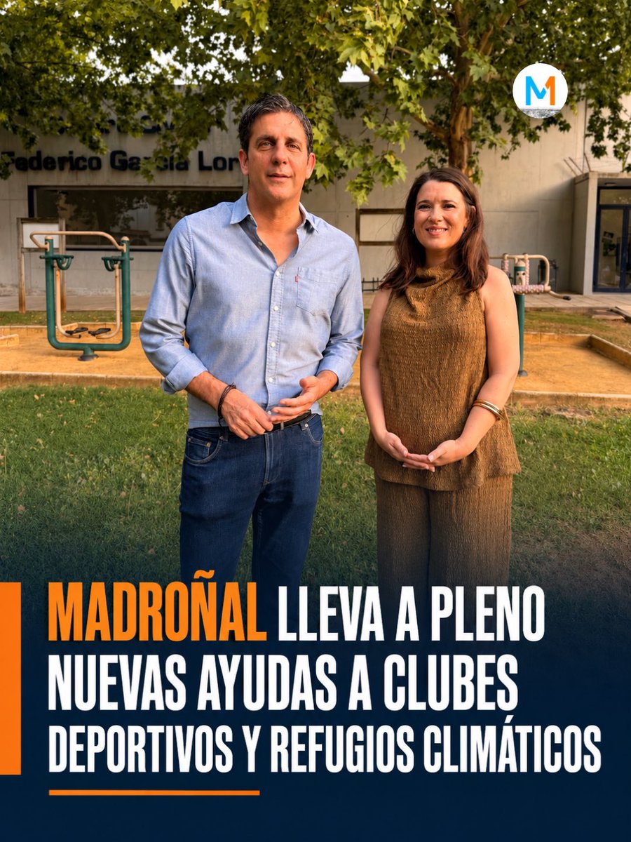 mairena_primero's tweet photo. 🔵 PEDRO MADROÑAL LLEVA AL PLENO NUEVAS AYUDAS A CLUBES DEPORTIVOS Y REFUGIOS CLIMÁTICOS PARA MAIRENA

Pedro Madroñal lleva al Pleno dos nuevas propuestas con un objetivo claro: sumar soluciones útiles para Mairena.

#MairenaDelAlcor https://t.co/2t2z4LiQ1i
